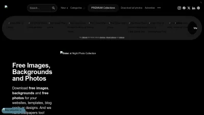 Screenshot of Picjumbo.com