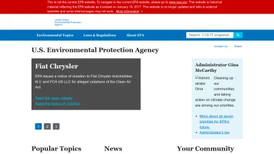 Screenshot of 19january2017snapshot.epa.gov