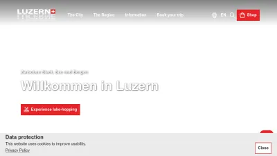 Screenshot of Luzern.com