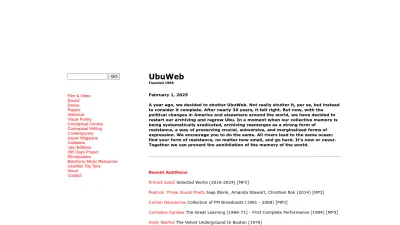 Screenshot of Ubu.com