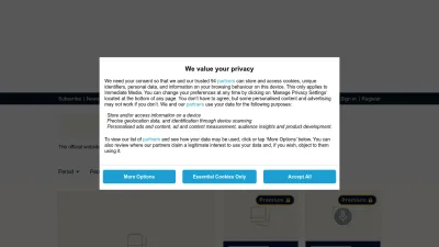 Screenshot of Historyextra.com