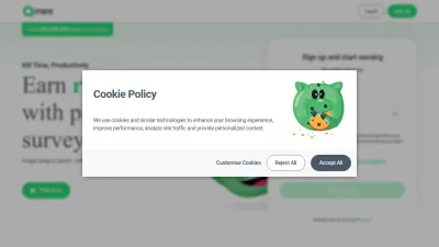 Screenshot of Qmee.com