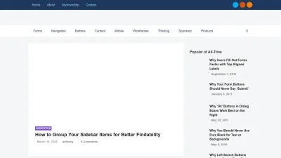 Screenshot of Uxmovement.com