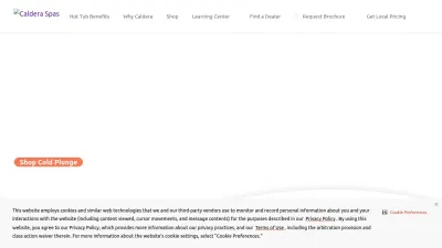 Screenshot of Calderaspas.com