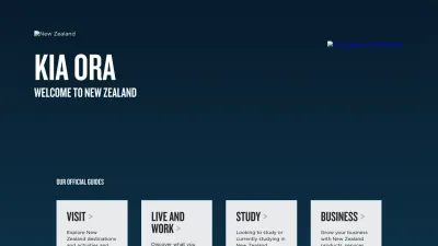 Screenshot of Newzealand.com