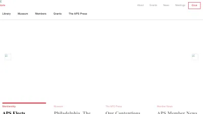 Screenshot of Amphilsoc.org