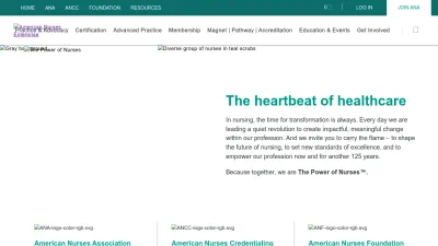 Screenshot of Nursingworld.org