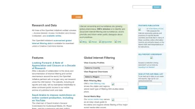 Screenshot of Opennet.net