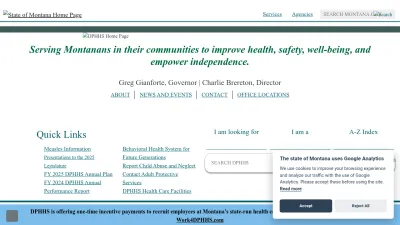 Screenshot of Dphhs.mt.gov