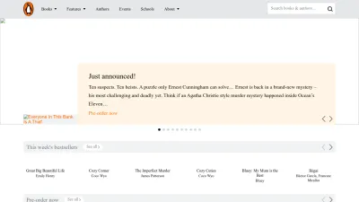 Screenshot preview of penguin.com.au