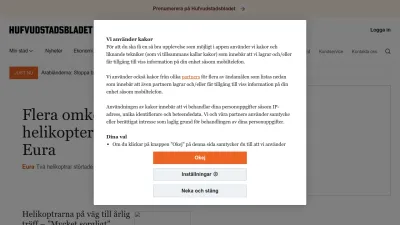 Screenshot of Hbl.fi