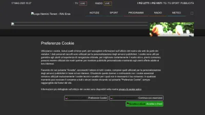 Screenshot of Sanmarinortv.sm
