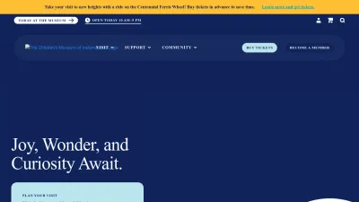 Screenshot of Childrensmuseum.org