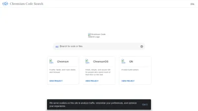 Screenshot of Source.chromium.org