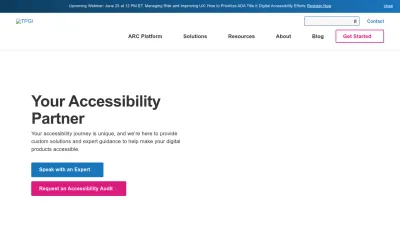 Screenshot preview of tpgi.com