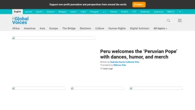 Screenshot of Globalvoices.org
