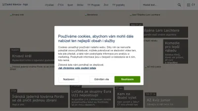 Screenshot preview of ceskatelevize.cz