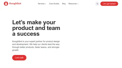 Screenshot of Thoughtbot.com
