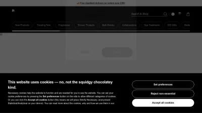 Screenshot preview of lush.com