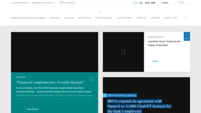 Screenshot of Bbva.com