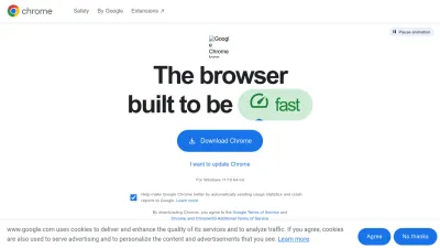 Screenshot of Chrome.com