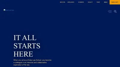 Screenshot of Law.duke.edu