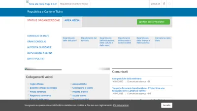 Screenshot of Ti.ch