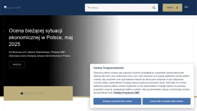 Screenshot of Nbp.pl