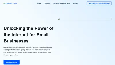 Screenshot of Brainstormforce.com