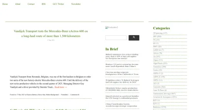 Screenshot of Greencarcongress.com
