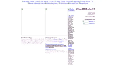 Screenshot of Billbuxton.com