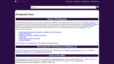 Screenshot of Insecure.org