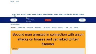 Screenshot of Lbc.co.uk