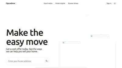 Screenshot of Opendoor.com