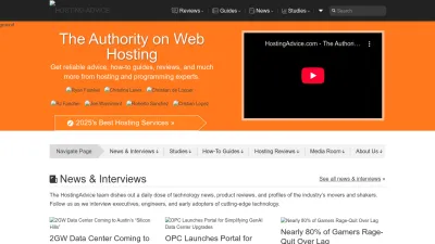 Screenshot of Hostingadvice.com