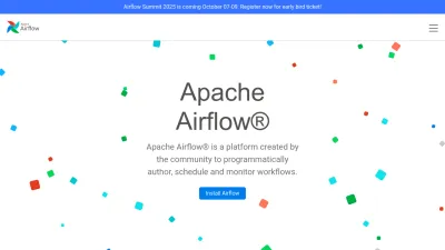 Screenshot of Airflow.apache.org