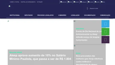 Screenshot of Al.sp.gov.br