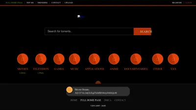 Screenshot of 1337x.to