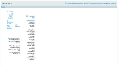 Screenshot preview of genina.com