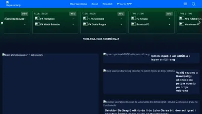 Screenshot of Reprezentacija.ba