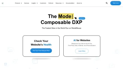 Screenshot of Rebelmouse.com