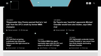 Screenshot of Bloodyelbow.com