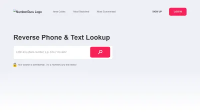 Screenshot of Numberguru.com