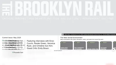Screenshot of Brooklynrail.org