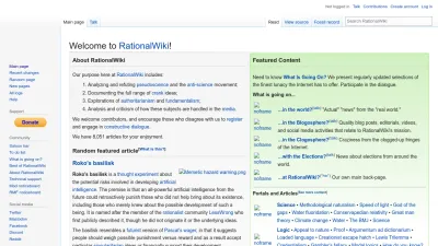 Screenshot of Rationalwiki.org