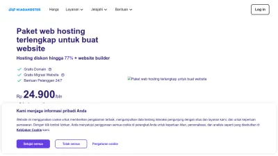 Screenshot of Niagahoster.co.id