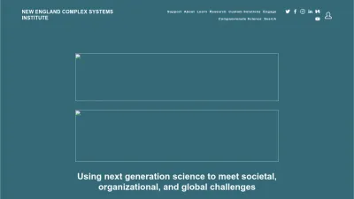 Screenshot of Necsi.edu