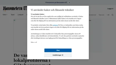 Screenshot of Barometern.se