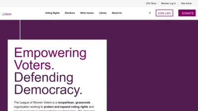 Screenshot of Lwv.org