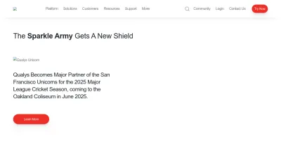 Screenshot of Qualys.com